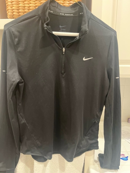 Nike Jackets & Blazers - Nike Black womens Quarter-Zip Performance Top